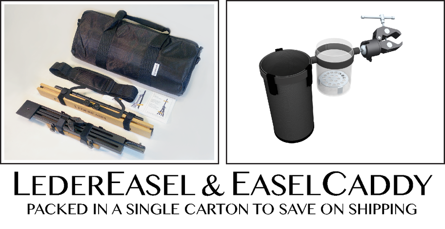LederEasel Kit and EaselCaddy Package